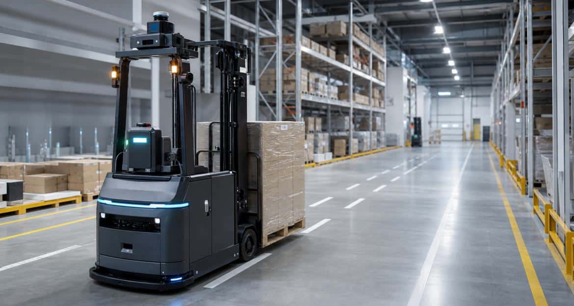 11 autonomous forklift warehouse