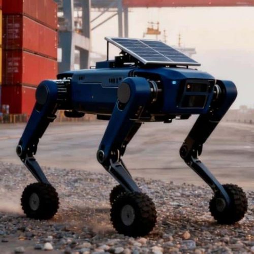 quadruped robot edge ai computer application